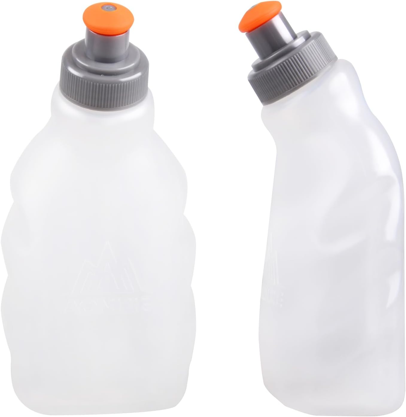 Azarxis BPA Free Water Bottles Flask Leakproof for Running Hydration Belt Fanny Packs 170 250 280 mL for Triathlon Marathon Hiking Cycling Climbing Runner Trial Race (250ml / 8.8oz - 2 Pack)