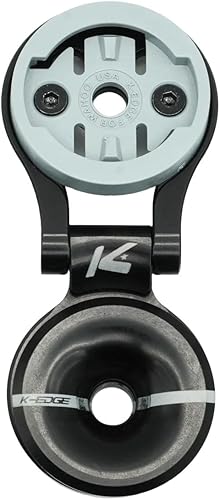 K-Edge Soporte para computadora Race Stem + Tapa superior Wahoo Negro
