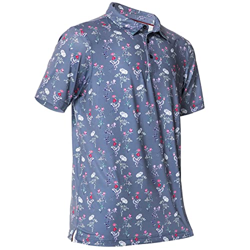 Ephemoca Golf Shirts For Men, Mens Golf Shirt, Golf Apparel, Fashion Casual Collared Shirts Purple S #TOP11