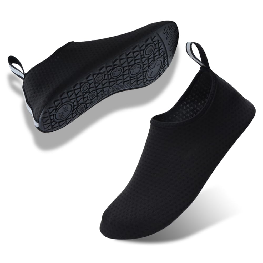 HIOQFR Escarpines Mujer Hombre 38-45 Aquagym Escarpines Piscina Antideslizante Escarpines Playa Surf Escarpines Agua Zapatos de Agua Zapatillas Calcetines Acuáticos Deportes Calzado Agua Water Shoes
