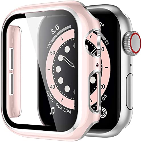 Housse Apple Watch avec verre trempé antichoc pour protéger efficacement votre iWatch 44mm SE