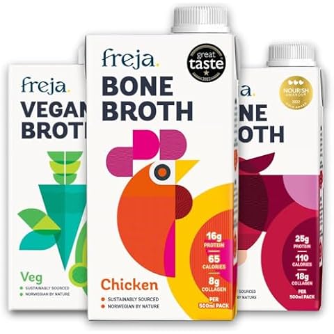 Bone Broth Discovery Pack: Beef, Chicken & Vegetable Cover