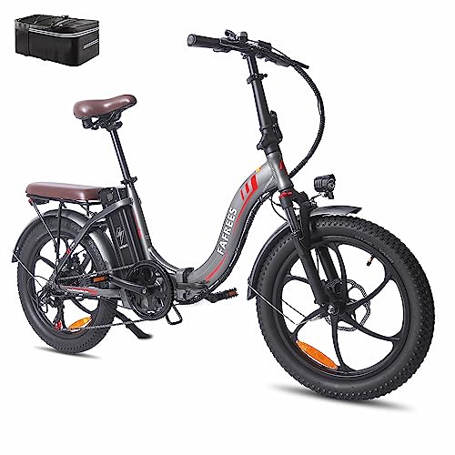 Fafrees Bicicleta Eléctrica F20 Pro, Bicicleta Urbana Eléctrica Plegable 20 3.0 , Motor 250w, Batería 18ah, E-Mtb Unisex Adulto, Alcance 70-130km, Gris Fafrees Bicicleta Eléctrica F20 Pro, Bicicleta Urbana Eléctrica Plegable 20 3.0 , Motor 250w, Batería 18ah, E-Mtb Unisex Adulto, Alcance 70-130km, Gris
