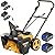 PPOLB Cordless Snow Blower - 20" Electric Snow Shovel with Brushless Motor, Dual LED Lights, 2x20V 4.0Ah Batteries Powered, Dual Fast Chargers Included, 180° Rotating Chute Snow Machine for Outdoors
