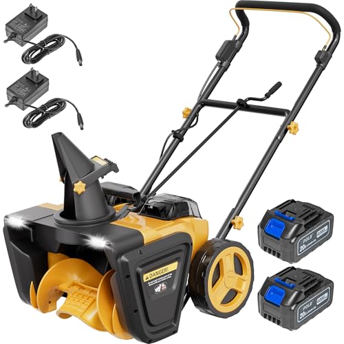 PPOLB Cordless Snow Blower - 20" Electric Snow Shovel