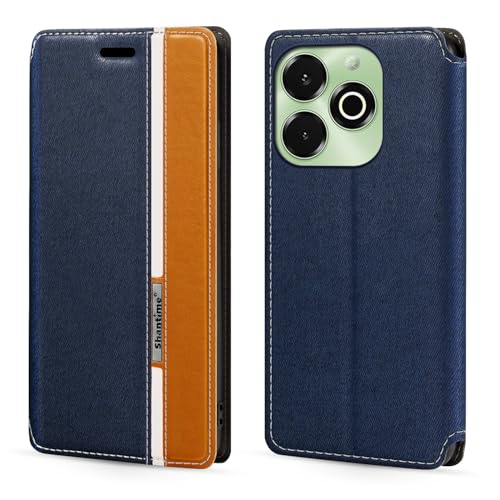 Shantime �N���V�b�N�X�g���C�v���U�[���P�[�X Umidigi G9X 4G �Ƃ̌݊������� �B���}�O�l�b�g �J�[�h���[ �R���g���X�g�z�F�f�U�C��(�u���[)
