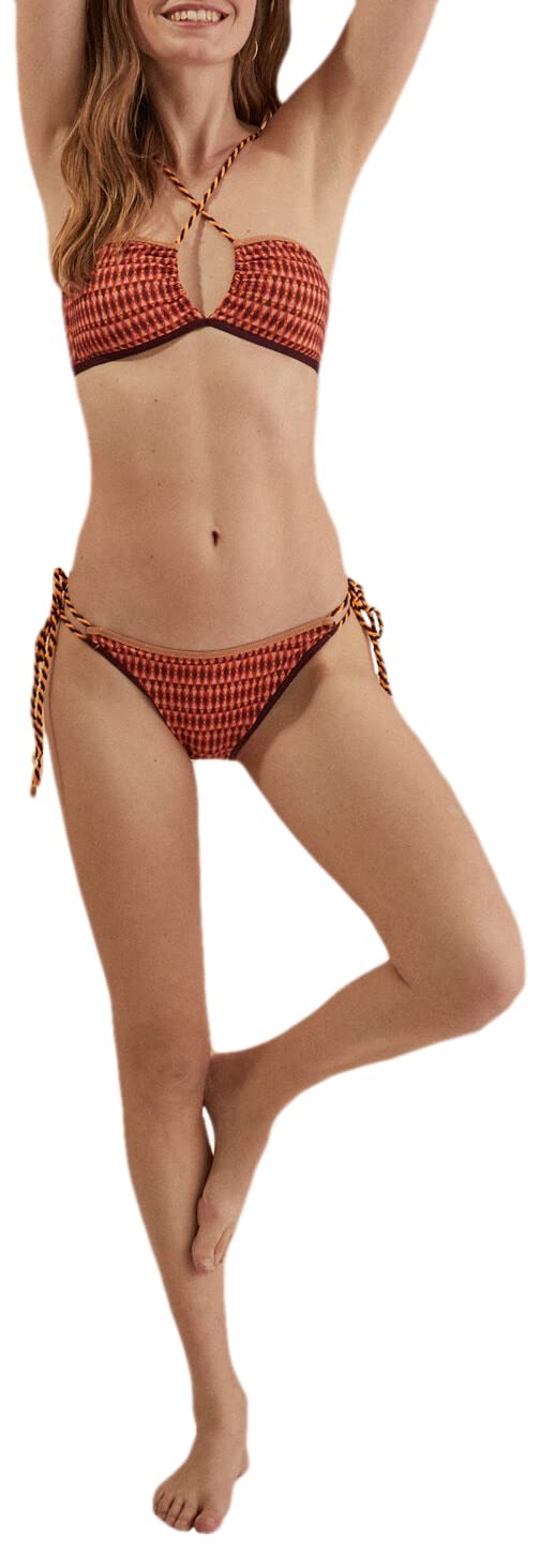 Women'secret Braga Bikini Lazos Estampada Mujer