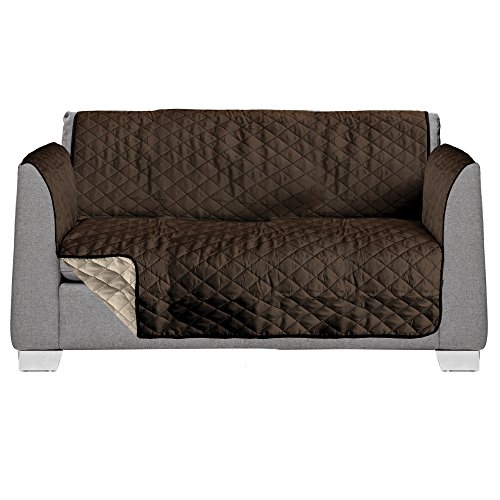 AKC Couch Cover for Dogs, Reversible Dog Couch Protector, 1-Piece Large Sofa Cover - 2 Colors, Brown/Tan Couch Cover, 75â€ x 88â€ Size, Dog Cover for Couch