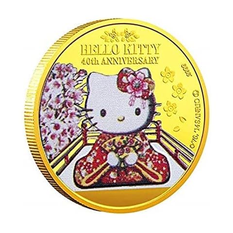 Cute Hello Kitty 40th Anniversary Commemorative Collection Coin (Gold) Cover