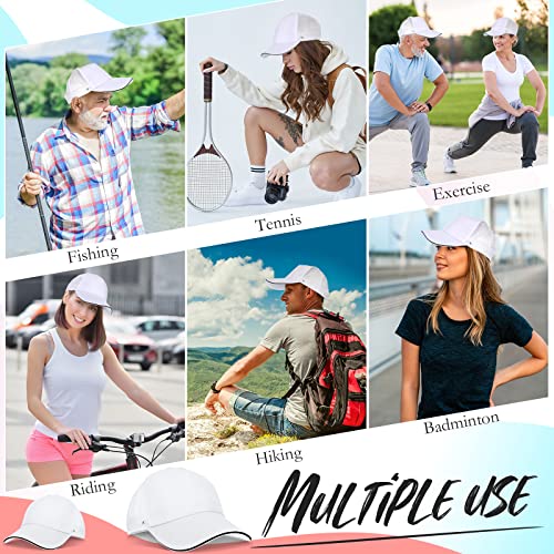 Image of Didaey 50 Pcs Blank Trucker Hats Bulk Unisex Sublimation Hat Baseball Cap Trucker Cap with Adjustable Snapback for Men Women