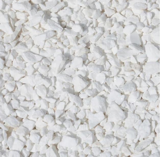 BIOVITA Arenisca decorativa blanca para jardinería blanca (20 kg)
