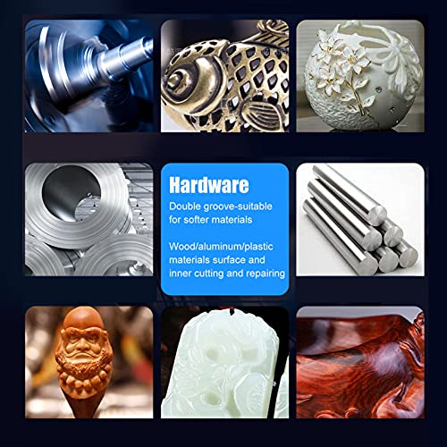 Cabezal de molienda de metal duro 4 mm con vástago 3 mm miniatura 5