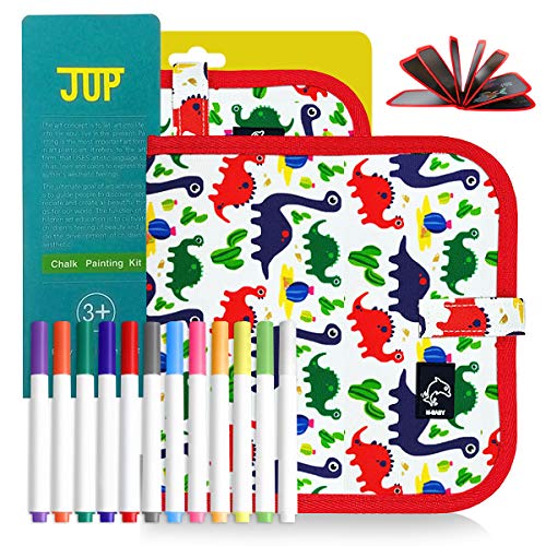 QUCHENG Juguete de Dibujo de Graffiti Lavable Reutilizable, Libro de Tela portátil sin Tiza para niños, Libro de Pizarra de Graffiti de Escritura de Pintura mágica para niños (32 * 30cm)