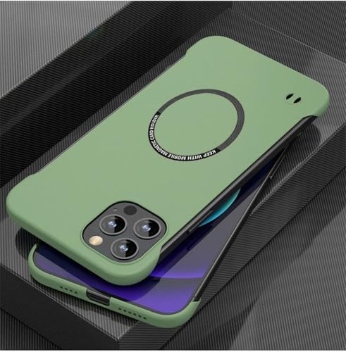 Coque rigide ultra-fine pour iPhone 11 Pro vert clair protection sans cadre