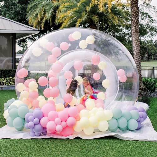 10FT Clear Bubble Tent, Inflatable Transparent Balloon Dome...