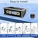 Avutrel Tire Pressure Monitoring System RV Tire Pressure Monitoring System (TPMS) - Solar Solar TPMS with 4 External sensors 6 Alarm Mode Real-Time Display for Trailers Campers RVs MPV RV Truck