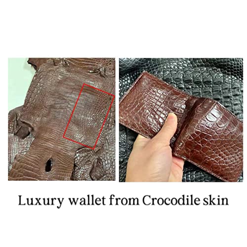 Men's Authentic Crocodile Wallet Alligator Leather Wallet Christmas Gift Birthday Present4