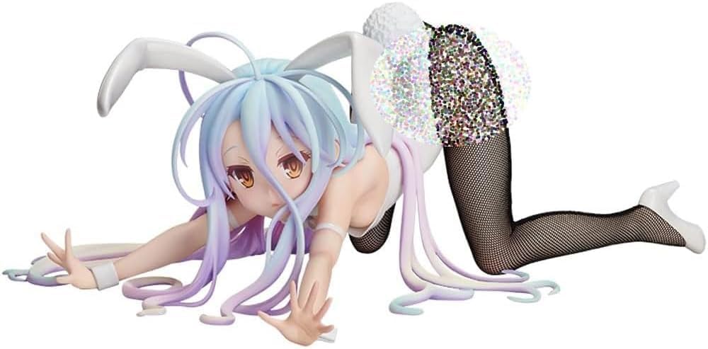 No Game No Life - Shiro - 1/4 króliczek Ver figurka akcji/figurka anime nsfw figurka malowana postać model/model zabawki/PVC/anime kolekcjonerzy przedmiot 12 cm