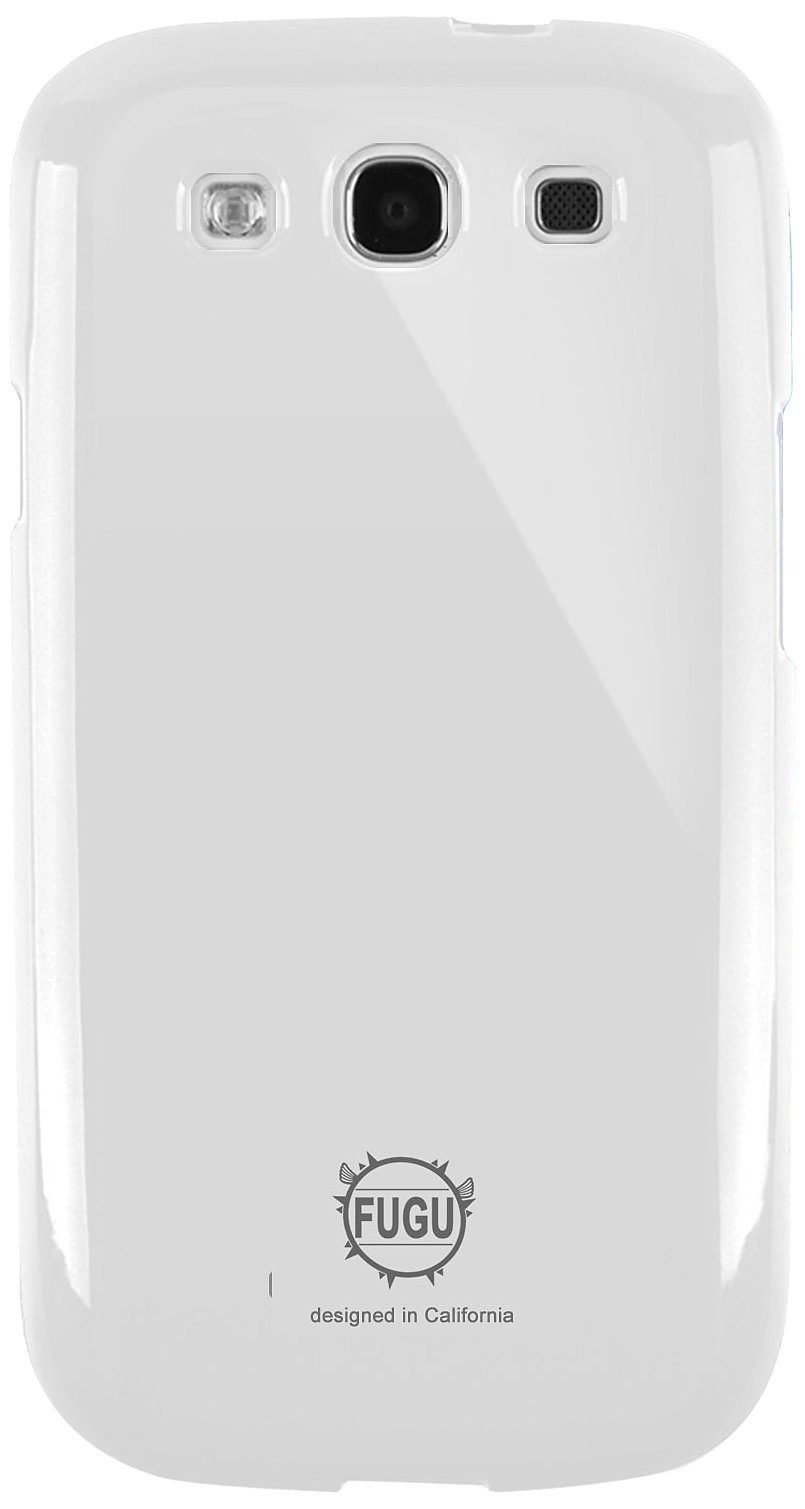 FUGU Goospery Slim Fit Pearl Jelly Flexible TPU Shockproof Scratch Resistant Case for Samsung Galaxy S3 - White