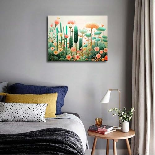 Décoration murale florale grand format mur vide XINBAO - 3