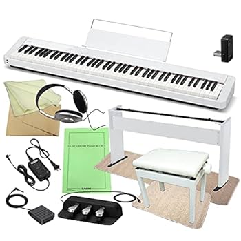Amazon | カシオ PX-S1100 WE 純正スタンド＋3本ペダルユニット