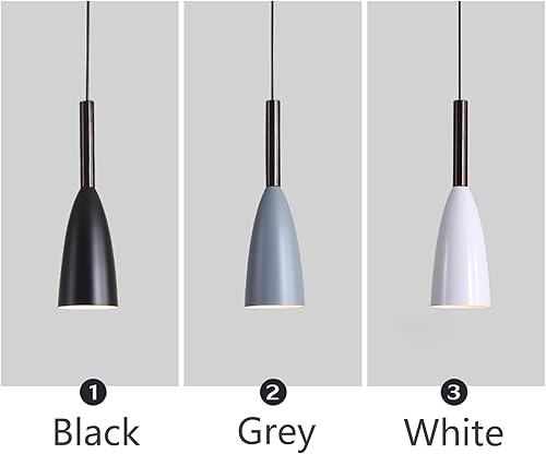 Miniatura 7 de Kit de 3 luces de isla de cocina, lámpara colgante de metal industrial moderna con 3 bombillas blancas cálidas, cables colgantes ajustables,