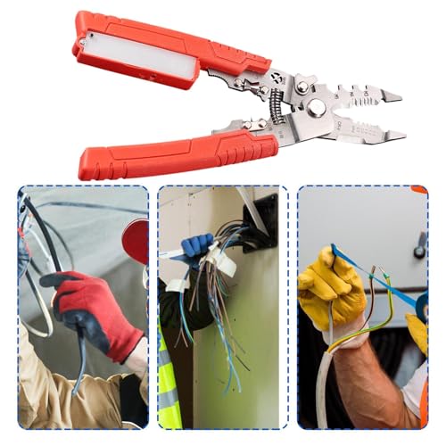 Dénudeur de câble multifonction avec testeur et sertissage