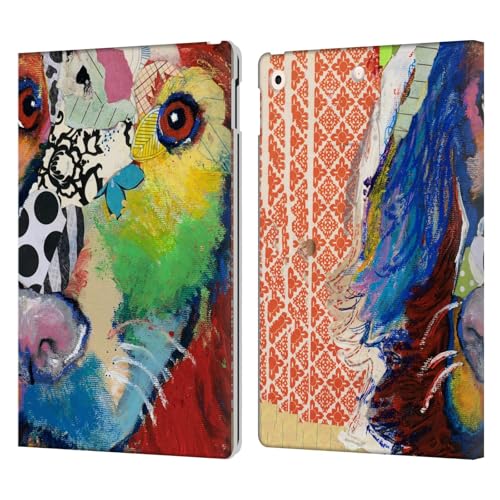 Étui en cuir de qualité Michel Keck Irish Setter pour Apple iPad 10.2