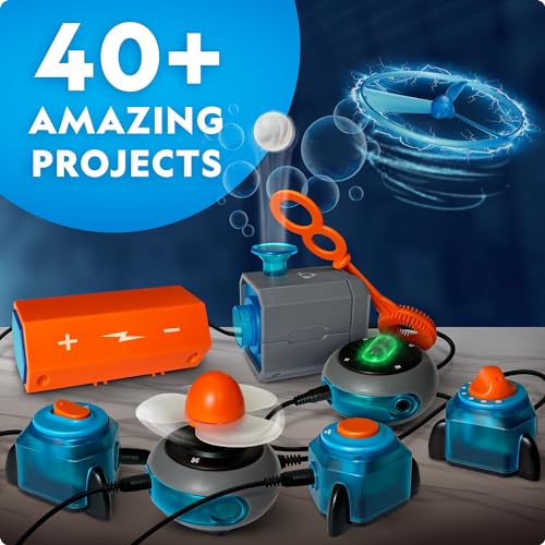 national geographic circuit maker - electronics kit for kids with 40 electrical circuit projects electric stem toy