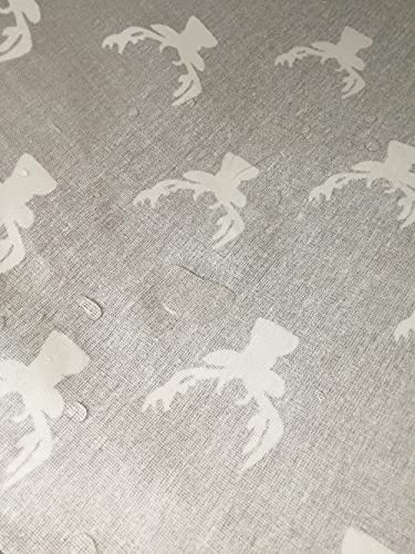 Kunro Large Sized Storage Basket Waterproof Coating Organizer Bin Laundry Hamper For Nursery Clothes Toys (Grey Deer) #TOP6