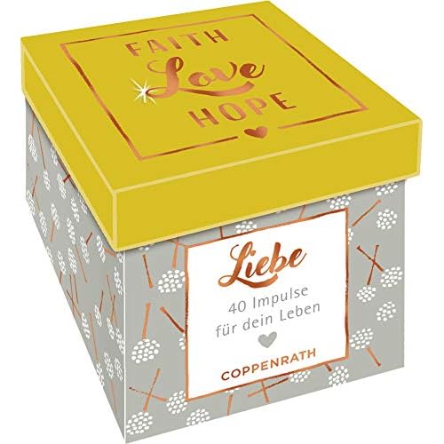 Sprüchebox - Faith, Love, Hope: LIEBE - 40 Impulse für dein Leben