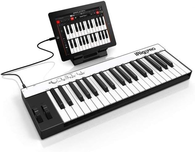 IK Multimedia iRig Keys Pro full-sized 37-key MIDI controller for iPhone, iPad, Android and Mac/PC