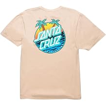 SANTA CRUZ Skateboards Shirt Retreat Dot Sand