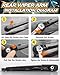 Rear Wiper Arm Blade Assembly, Replacement for Lexus NX 300h 2015-2021, for NX 300 2018-2021, for NX 200t 2015-2017 | Back Windshield Wiper Blade Arm Set – OEM-Style Precision