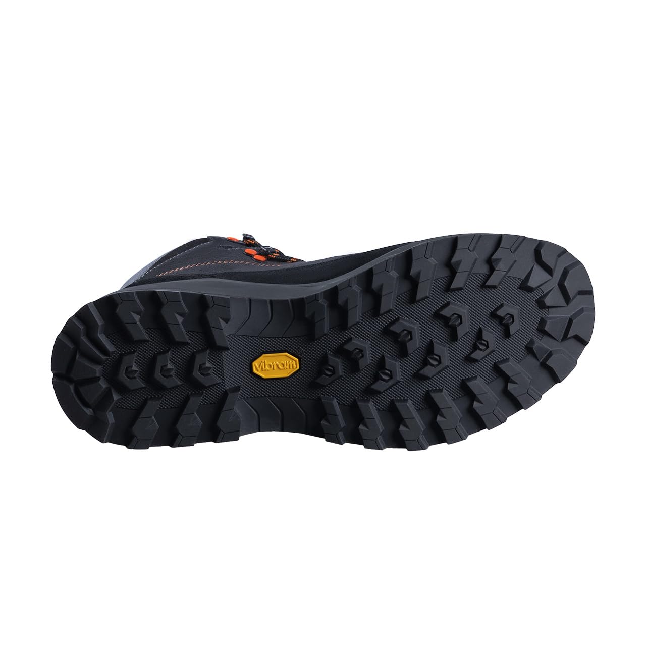Alpinus - Buty Trekkingowe Kominite Mid, Buty Turystyczne, Górskie, Hikingowe, antracytowo - pomarańczowe GR11753