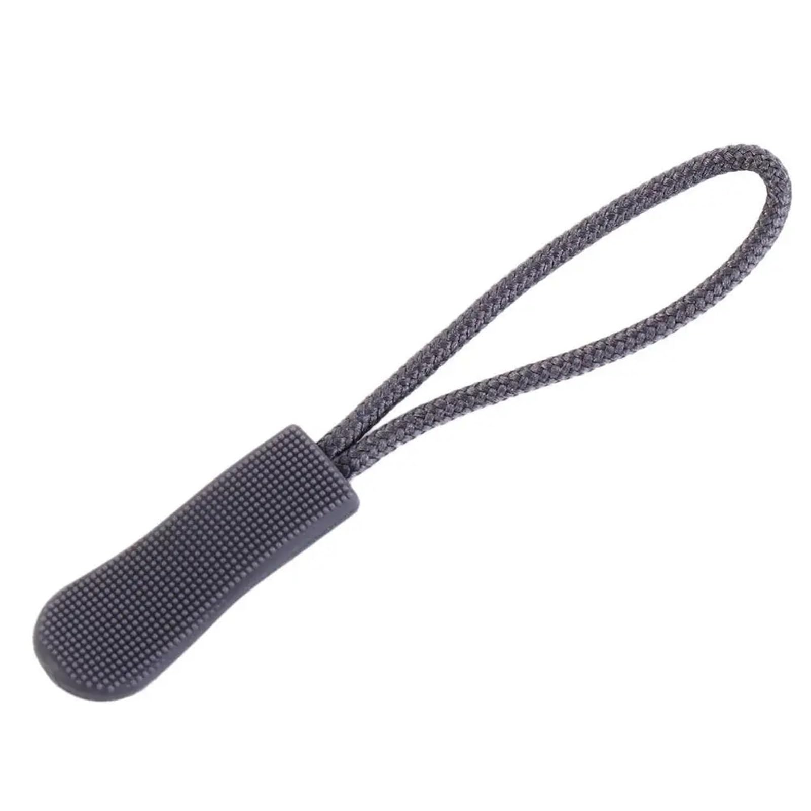 Piezas de recambio para tiradores de cremallera, Tiradores de cremallera, 200 Uds., extremos repuesto multicolores, fijador maleta for mochila viaje(Silver Grey)