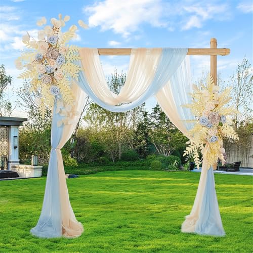 Arreglo floral elegante y exclusivo de rosas artificiales para altar 4