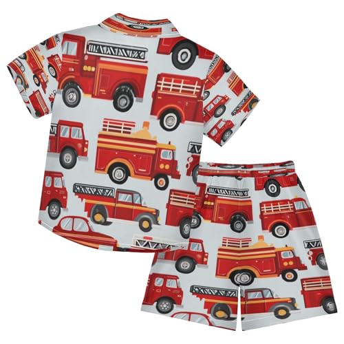 Image of Boccsty Ice Cream Drip Boy Summer Shorts Sets Hawaiian Toddler Boys T-Shirt & Pants 2 Pcs 3T-10T
