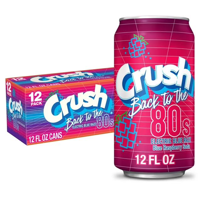 Crush Electric Blue Razz 12 oz 12 pk : Amazon.ca: Grocery