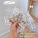 50PCS PVC Jewelry Pouches Clear Zipper Bags Anti Oxidizing Storage Earrings Jewelry Packing Bags