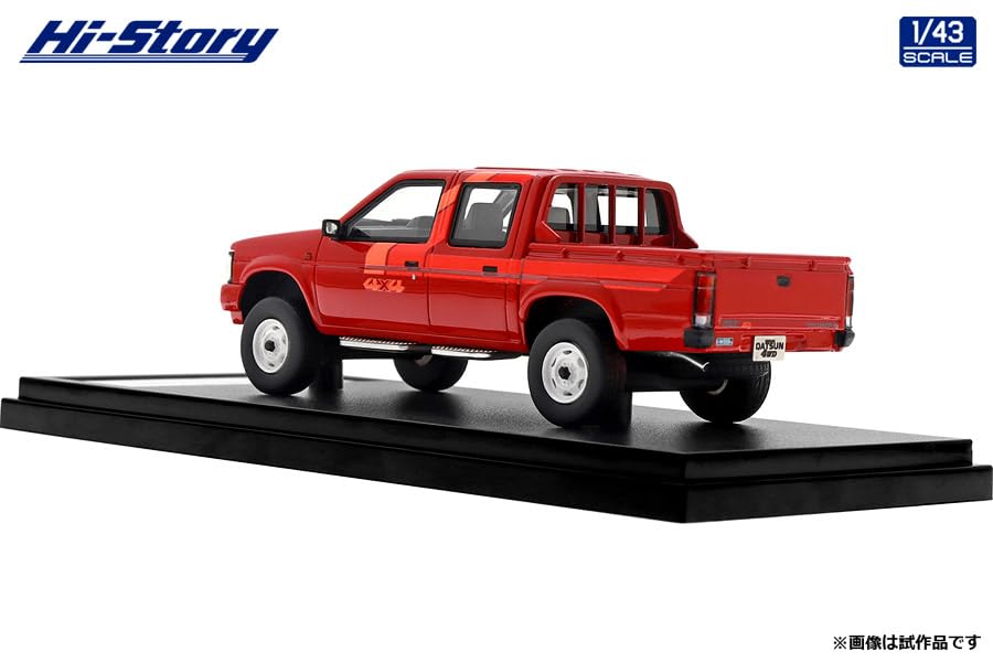 Hi Story 1/43 Nissan Datsun 4WD Double Cab AD (1985) Red Finished