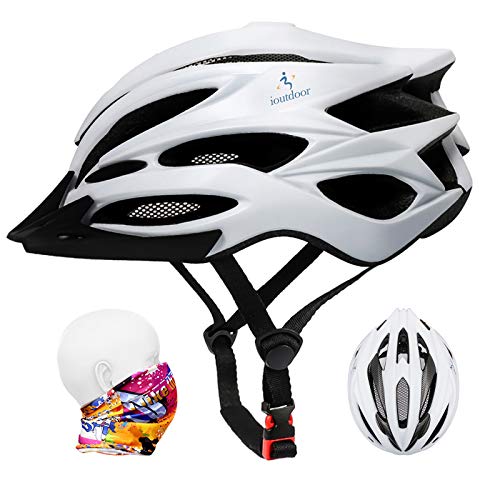 ioutdoor Premium Fahrradhelm, CE CPSC Zertifikat (Weiß) – Ansicht 1