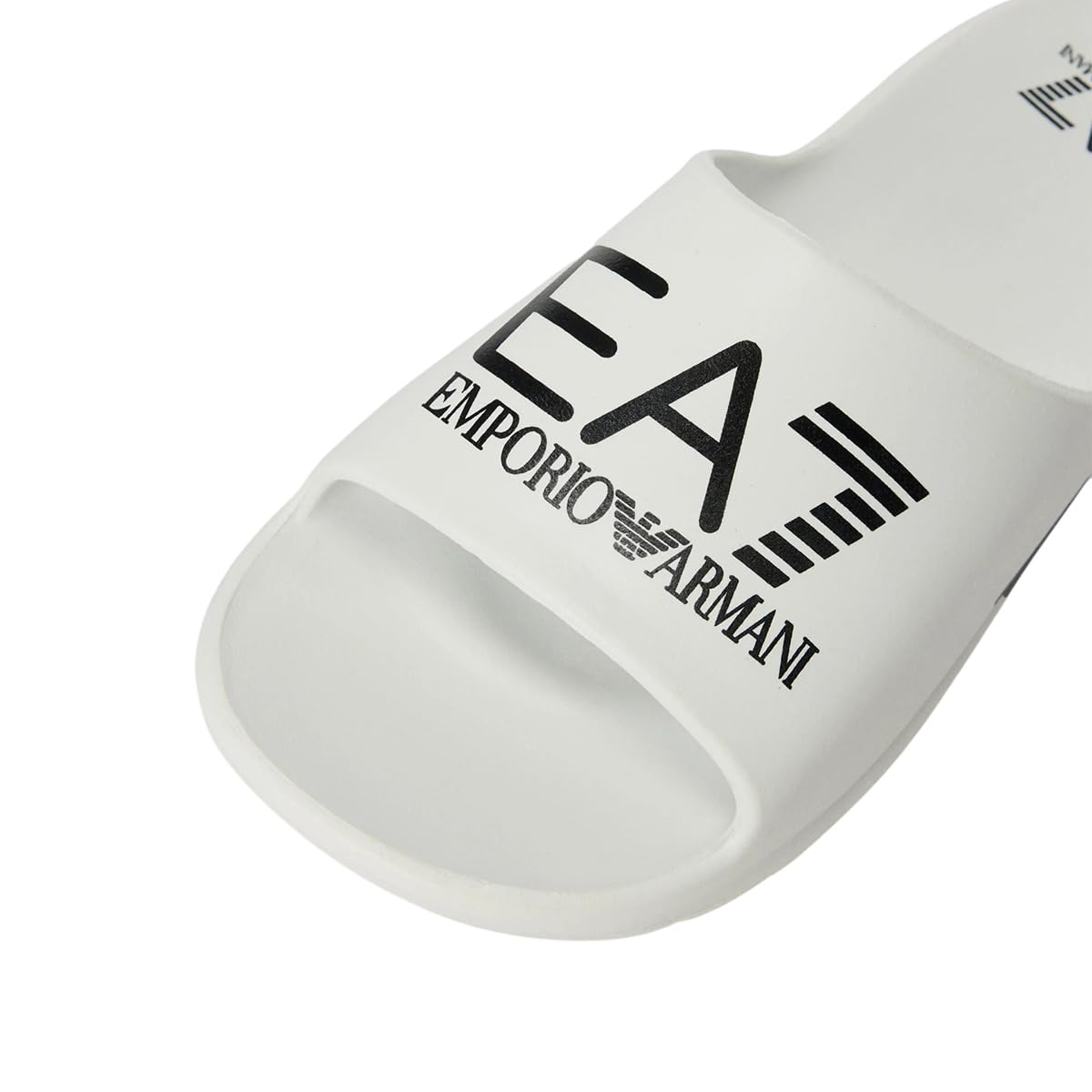 EA7 Emporio Armani Zapatos de Playa Blanco/Negro (7X000356-AF18618-MZ021) Pantuflas de Playa Hombre Blanco Antideslizante con Logo EVA en una Suela Más Gruesa