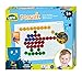 LENA, 80 Spine Trasparenti, Diametro 15 mm, Gioco a Mosaico per Bambini a Partire dai 3 Anni, Set Completo con Piastra da Incastro di Circa 21 x 16 cm e Organizer, colorato, Multicolore, 35622