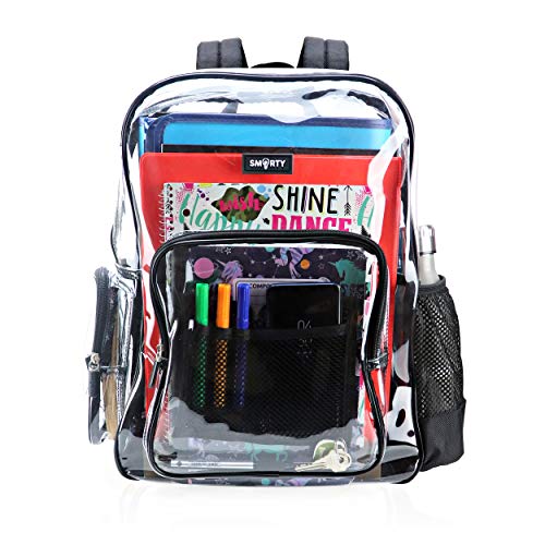 Buy Large Heavy Duty Clear Backpack V6 Durable Transparent See Through