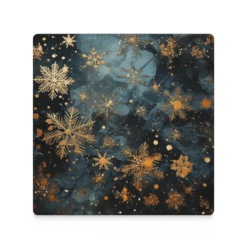Dessous de verre flocon de neige table basse protège-table lavable