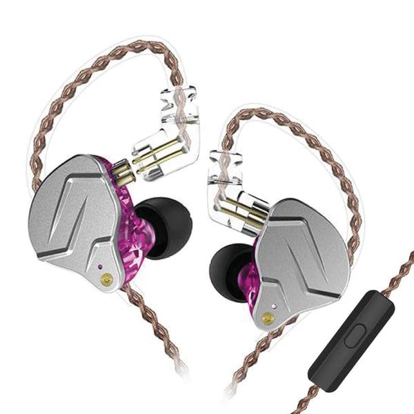 KZ ZSN Pro Wired in-Ear Monitor Earphone with Mic, Hybrid Dual-Ma...