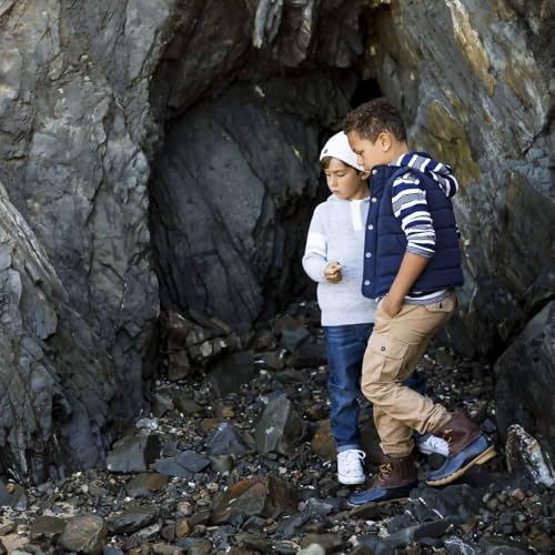 Hope and Henry Boys' Quilted Fleece Lined Zip-Up Vest3