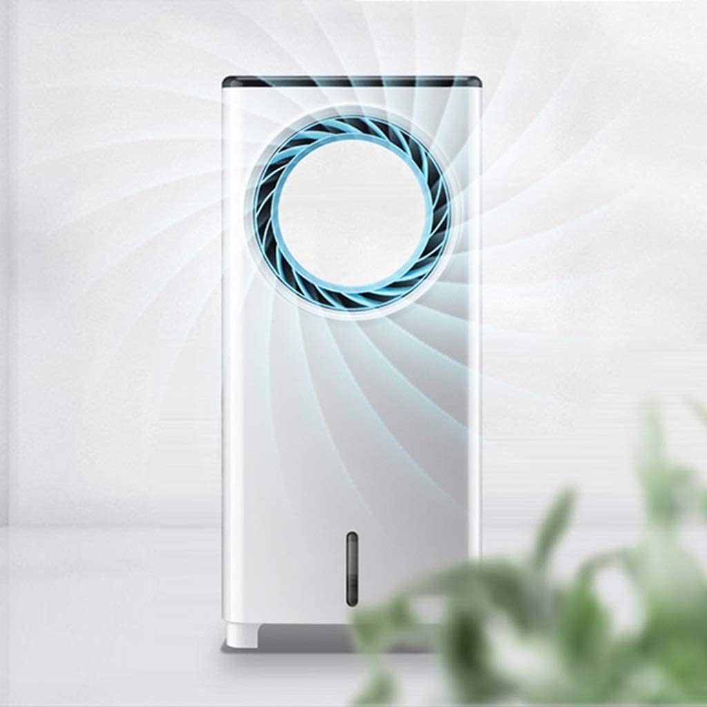 Air Cooler for Home Office Evaporative Coolers Air Conditioning Portable Unit Conditioner Super 3 Fan Speed Whit Remote Control Quiet Humidifier Misting Fan for Home Office Bedroom(White +
