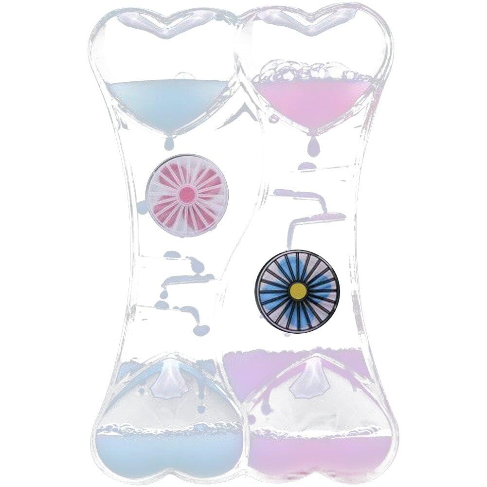 Timer de bureau sablier liquide acrylique décoration originale